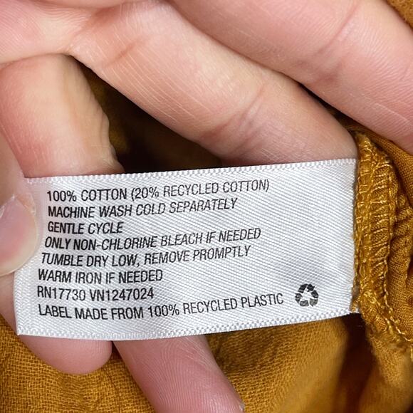 Universal Thread S Rust Orange Cotton Textured High Rise Shorts Pull On Pockets - Picture 6 of 6